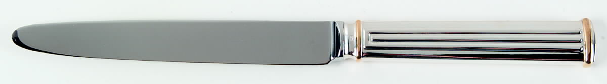 Triade Gold (Silverplate) New French Hollow Knife by Christofle France-1