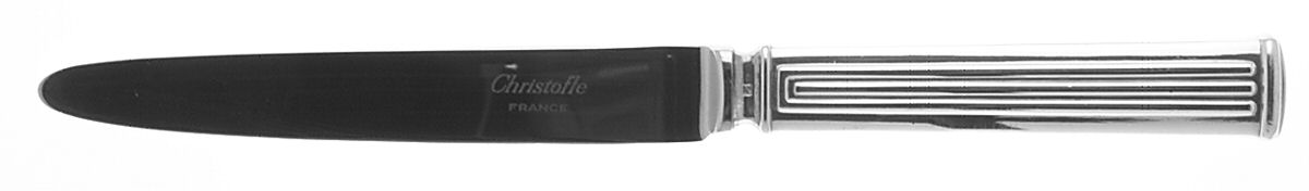 Triade Gold (Silverplate) Dessert Knife with Stainless Blade by Christofle France-1
