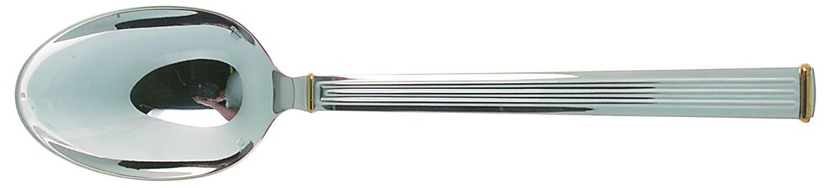 Triade Gold (Silverplate) Solid Serving Spoon by Christofle France-1