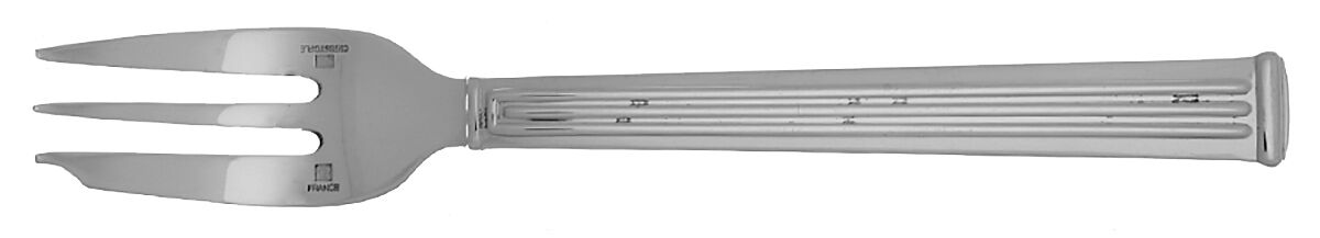 Triade (Silverplate) Pastry Fork by Christofle France-1
