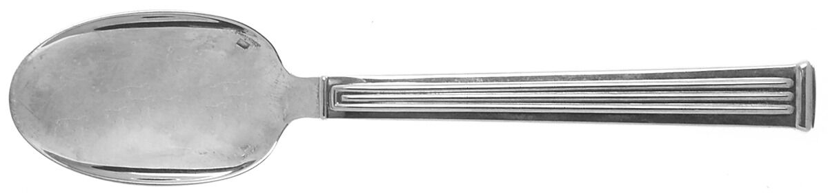 Triade (Silverplate) Oval Place Soup Spoon by Christofle France-1