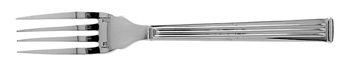 Triade (Silverplate) Individual Solid Fish Fork by Christofle France-1