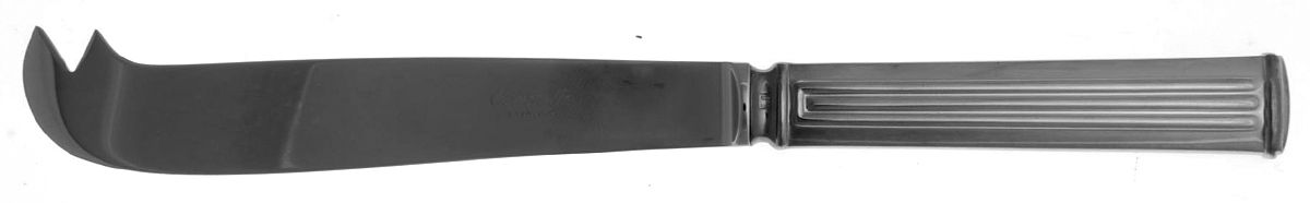 Triade (Silverplate) Cheese Knife with Stainless Blade by Christofle France-1