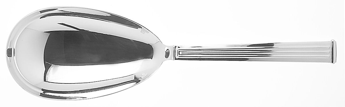 Triade (Silverplate) Solid Rice/Potato Spoon by Christofle France-1