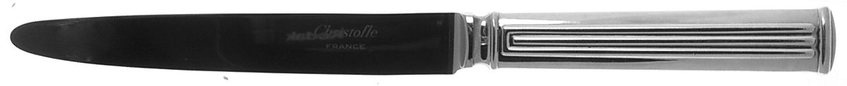 Triade (Silverplate) Dessert Knife with Stainless Blade by Christofle France-1