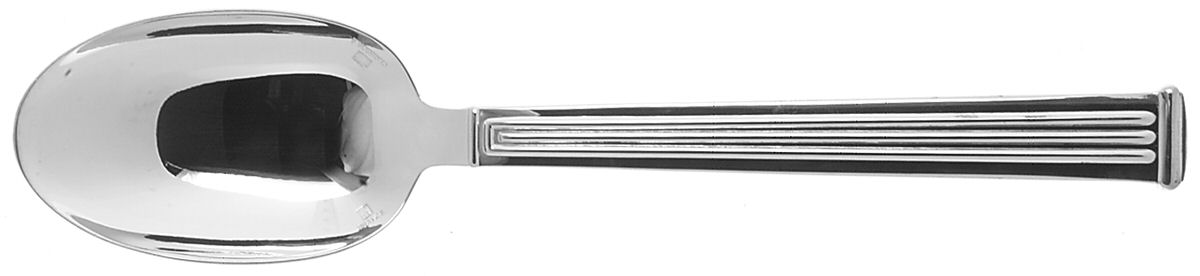 Triade (Silverplate) Place/Oval Soup Spoon by Christofle France-1