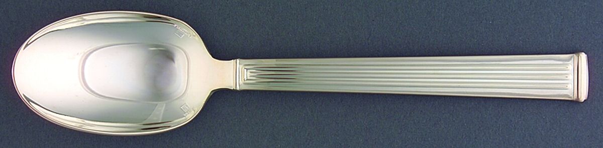 Triade (Silverplate) Dessert/Oval Soup Spoon by Christofle France-1