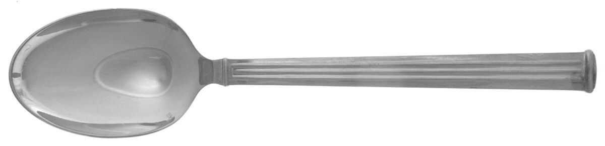 Triade (Silverplate) Solid Serving Spoon by Christofle France-1