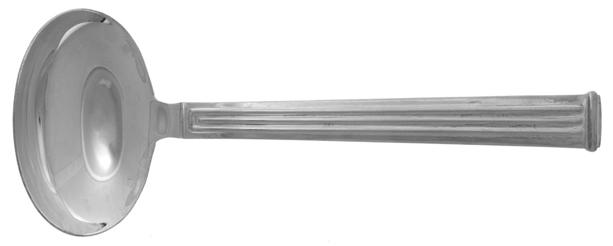 Triade (Silverplate) Solid Gravy Ladle by Christofle France-1