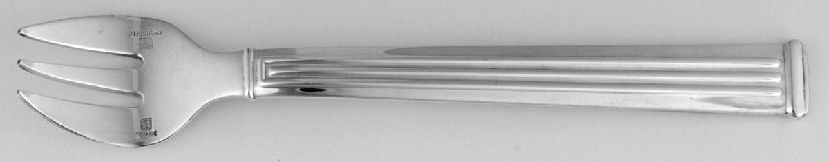 Triade (Silverplate) Cocktail/Seafood Fork by Christofle France-1
