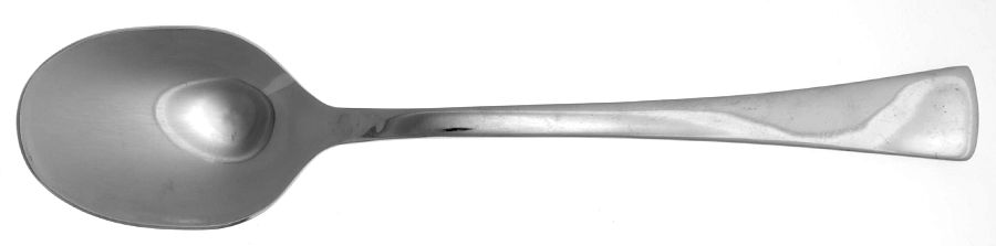 Valois (Stainless, Glossyfin) Solid Salad Serving Spoon by Christofle France-1