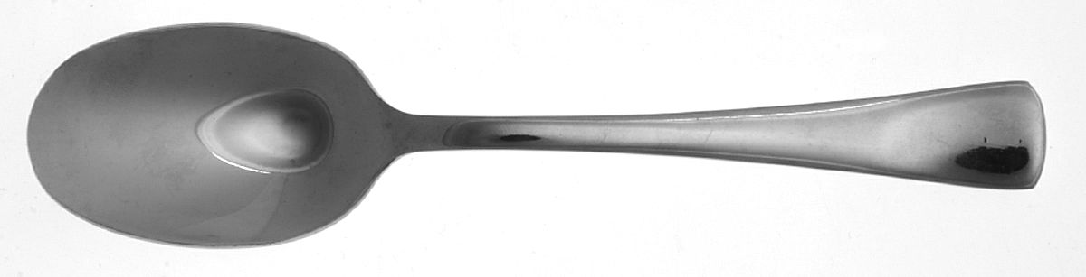 Valois (Stainless, Glossyfin) Oval Place Soup Spoon by Christofle France-1