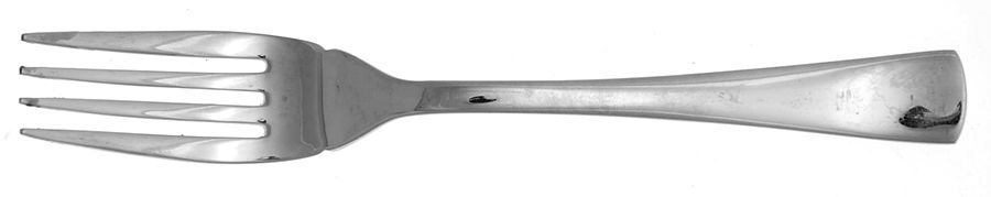 Valois (Stainless, Glossyfin) Individual Solid Fish Fork by Christofle France-1