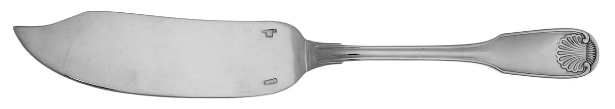 Vendome-Arcantia (Silverplate) Small Solid Fish Serving Knife by Christofle France-1