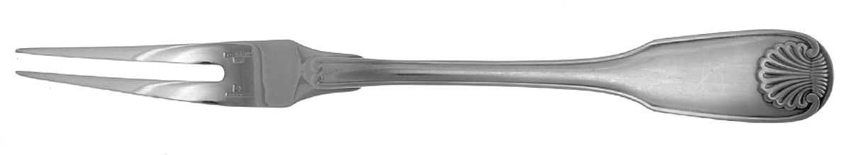 Vendome-Arcantia (Silverplate) Snail Fork by Christofle France-1