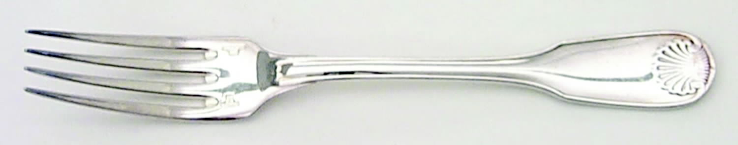 Vendome-Arcantia (Silverplate) Dessert Fork by Christofle France-1