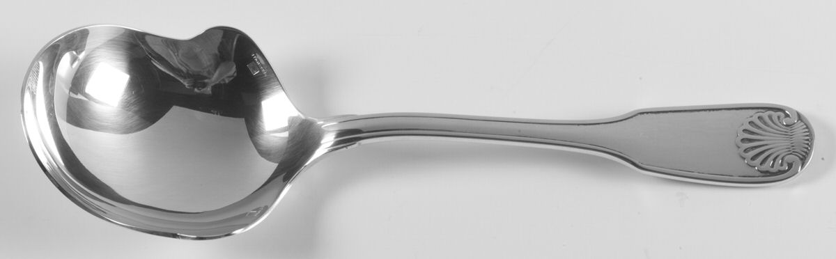 Vendome-Arcantia (Silverplate) Boiled Potato Ladle, Solid Piece by Christofle France-1