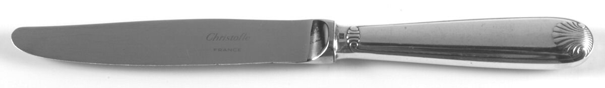 Vendome-Arcantia (Silverplate) Pastry Knife with Stainless Blade by Christofle France-1