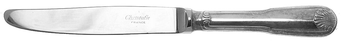 Vendome-Arcantia (Silverplate) Knife-Dessert/Stainless Blade by Christofle France-1