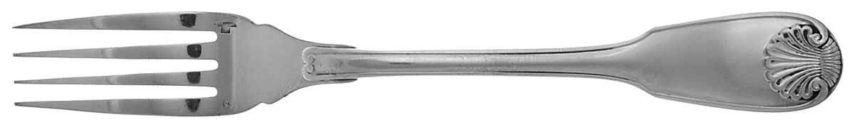 Vendome-Arcantia (Silverplate) Individual Solid Fish Fork by Christofle France-1