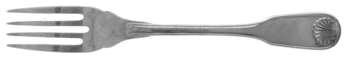 Vendome-Arcantia (Silverplate) Individual Solid Fish Fork by Christofle France-1
