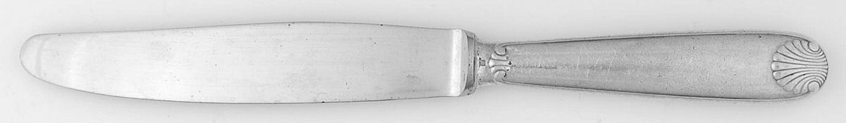 Vendome-Arcantia (Silverplate) Dessert Knife with Stainless Blade by Christofle France-1