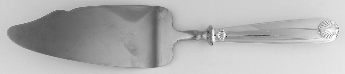 Vendome-Arcantia (Silverplate) Pie & Cake Server with Stainless Blade by Christofle France-1