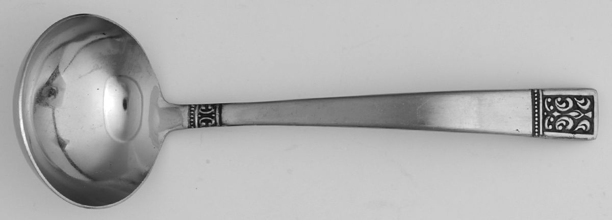 CUD1 (STAINLESS) Solid Gravy Ladle by Custom Design-1