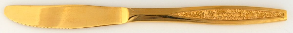 CUD2 (Gold Electroplate) Modern Solid Knife by Custom Design-1