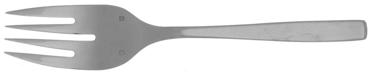 Avon (Stainless) Large Solid Cold Meat Serving Fork by Cuisinart Flatware-1