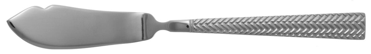 Basketweave (Stainless) Flat Handle Master Butter Knife by Cuisinart Flatware-1