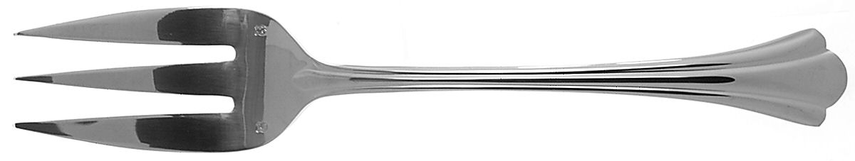 Fairfield (Stainless) Medium Solid Cold Meat Serving Fork by Cuisinart Flatware-1