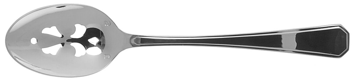 Greenwich (Stainless) Pierced Tablespoon (Serving Spoon) by Cuisinart Flatware-1