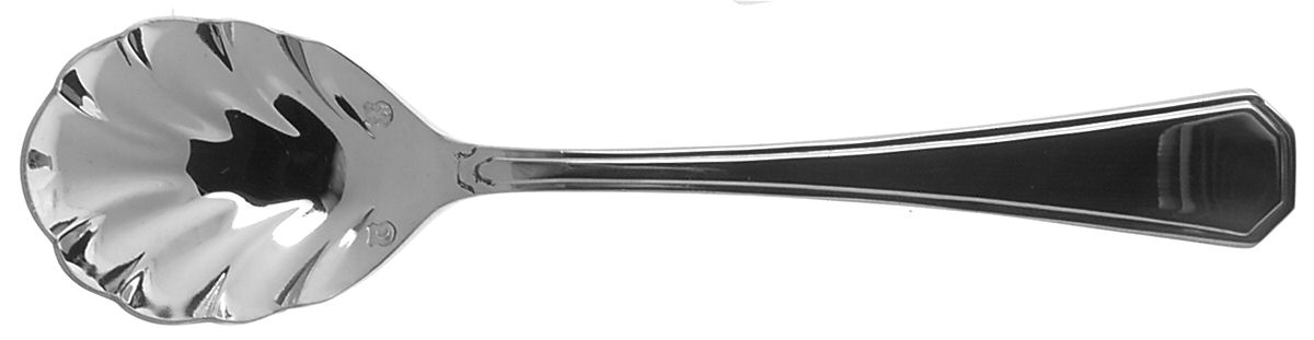 Greenwich (Stainless) Sugar Shell Spoon by Cuisinart Flatware-1
