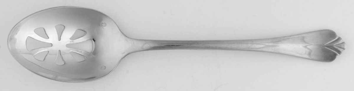 Newport (Stainless) Pierced Tablespoon (Serving Spoon) by Cuisinart Flatware-1