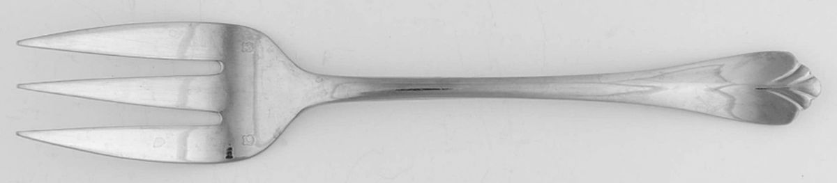 Newport (Stainless) Medium Solid Cold Meat Serving Fork by Cuisinart Flatware-1