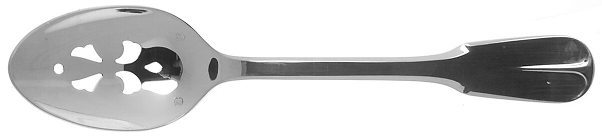 Westport (Stainless) Pierced Tablespoon (Serving Spoon) by Cuisinart Flatware-1