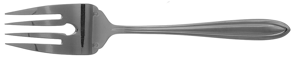 Weston (Stainless) Large Solid Cold Meat Serving Fork by Cuisinart Flatware-1