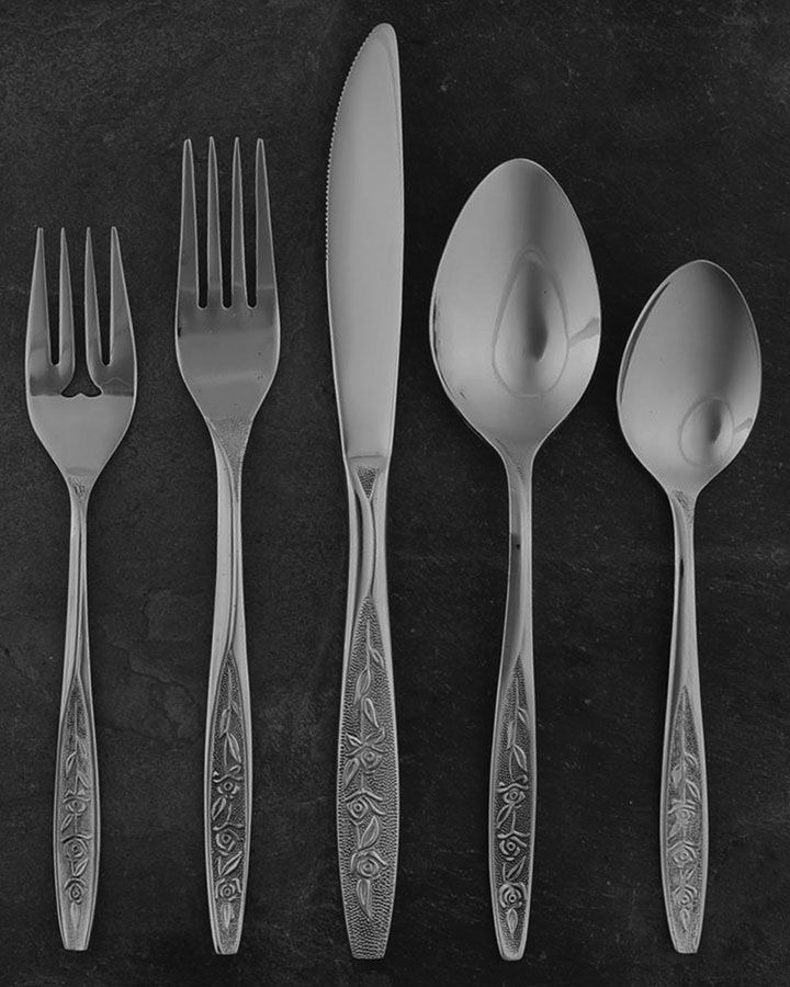 CUS1 (STAINLESS) 5 Piece Place Setting by Customcraft-1