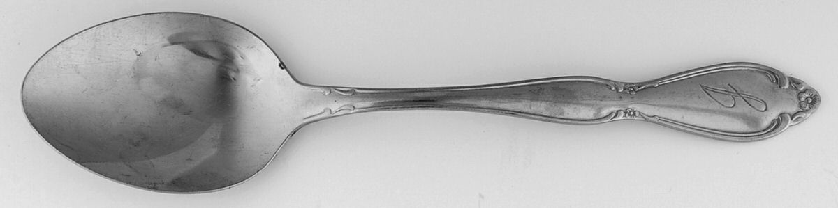 CUS11 (Stainless) Monogram Place/Oval Soup Spoon by Customcraft-1