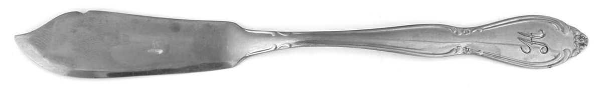 CUS11 (Stainless) Monogramed Flat Handle Master Butter Knife by Customcraft-1