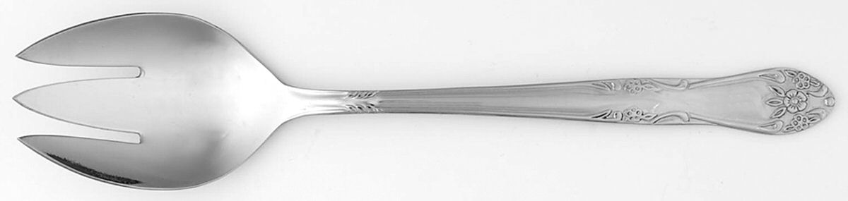 CUS2 (STAINLESS) Medium Solid Cold Meat Serving Fork by Customcraft-1