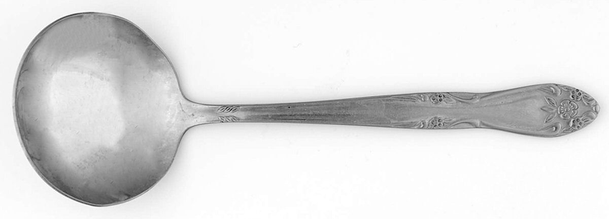 CUS2 (STAINLESS) Solid Gravy Ladle by Customcraft-1