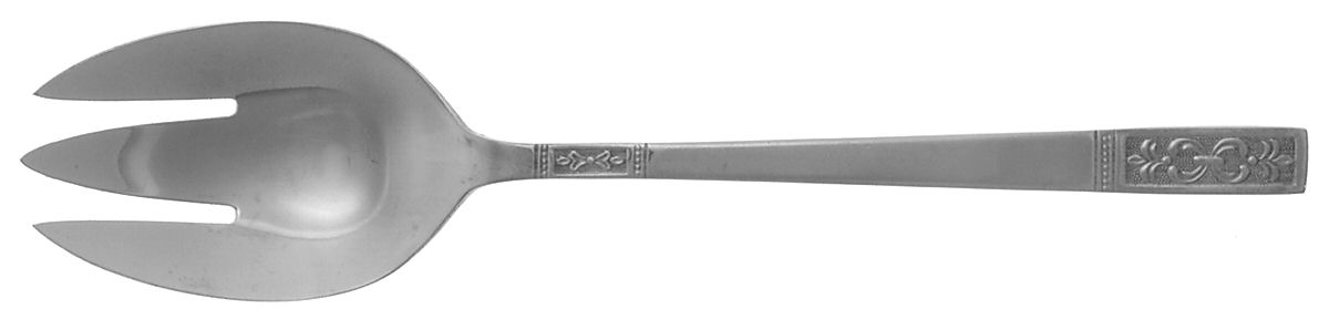 CUS3 (STAINLESS) Medium Solid Cold Meat Serving Fork by Customcraft-1