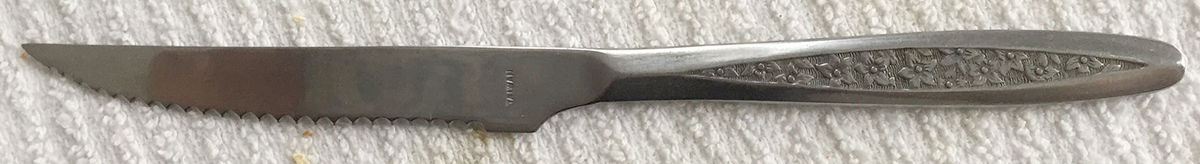 CUS5 (STAINLESS) Individual Solid Handle Steak Knife by Customcraft-1