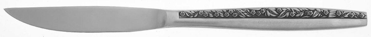 Bouquet (Stainless) Steak Knife Individual Solid No Serrate HC by Coventry-1