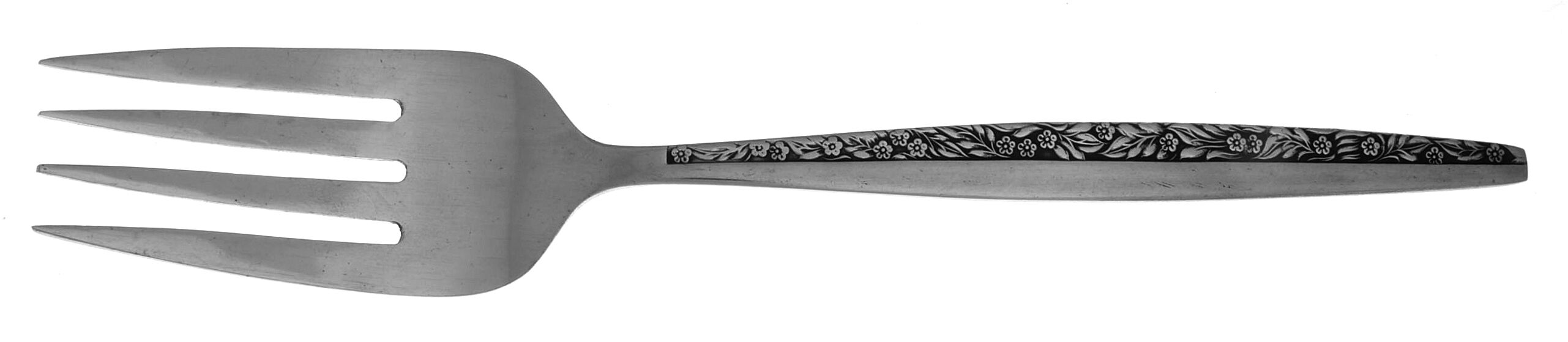 Bouquet (Stainless) Medium Solid Cold Meat Serving Fork by Coventry-1