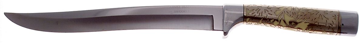 Classic (Stainless, Cutlery) Large Stainless Blade Roast Carving Knife by Carvel Hall-1