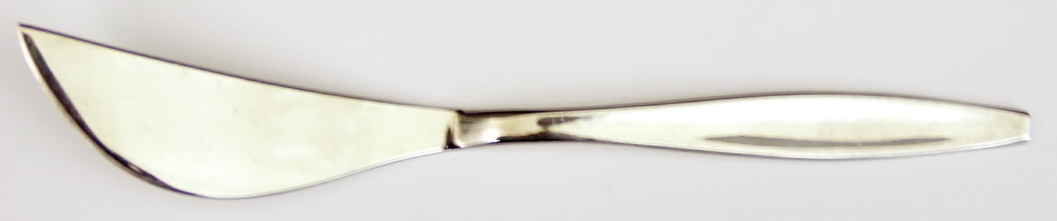 Leisure (Stainless) Flat Handle Master Butter Knife by Carvel Hall-1