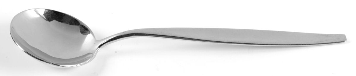 Leisure (Stainless) Round Bowl Soup Spoon (Cream Soup) by Carvel Hall-1